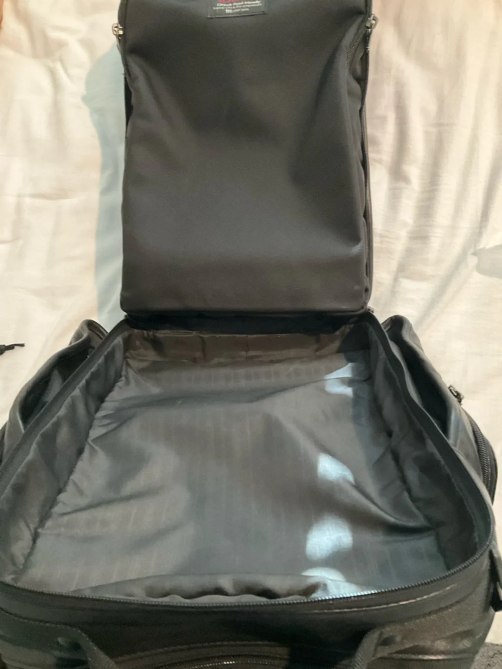 Tumi all leather Alpha backpack,